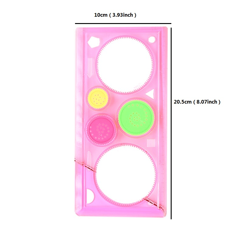 Multifunctional Spiral Ruler: Educational Drawing Tool For - Temu