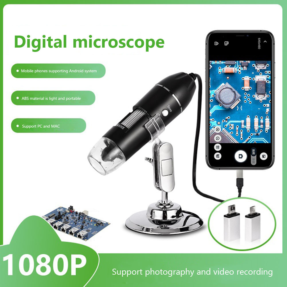 1 pc 1600x digital microscope camera 3in1 type c usb portable electronic microscope for soldering led magnifier for cell phone repair details 0