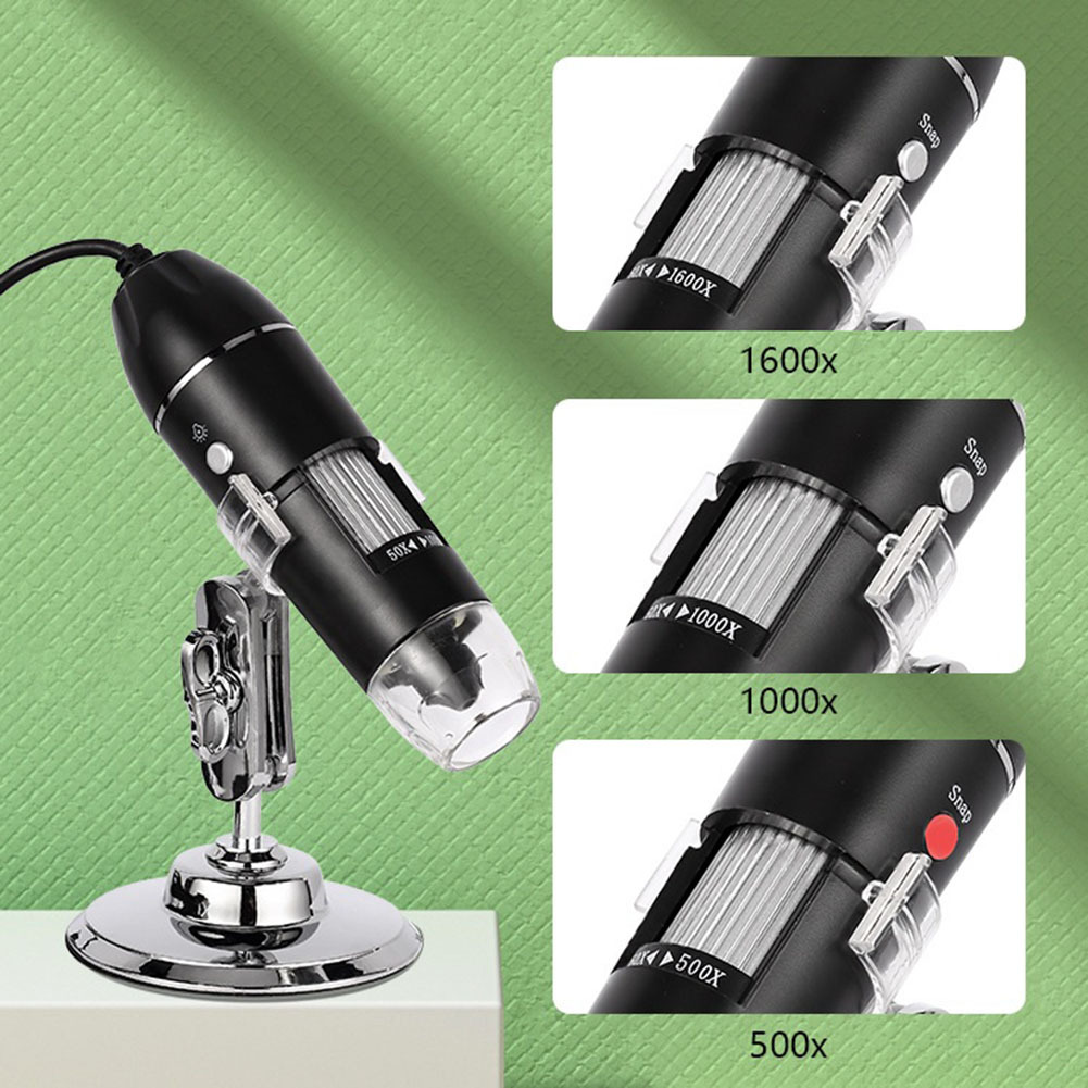 1 pc 1600x digital microscope camera 3in1 type c usb portable electronic microscope for soldering led magnifier for cell phone repair details 3
