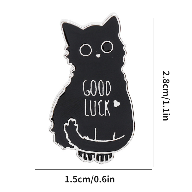 Good Luck Cat Brooch