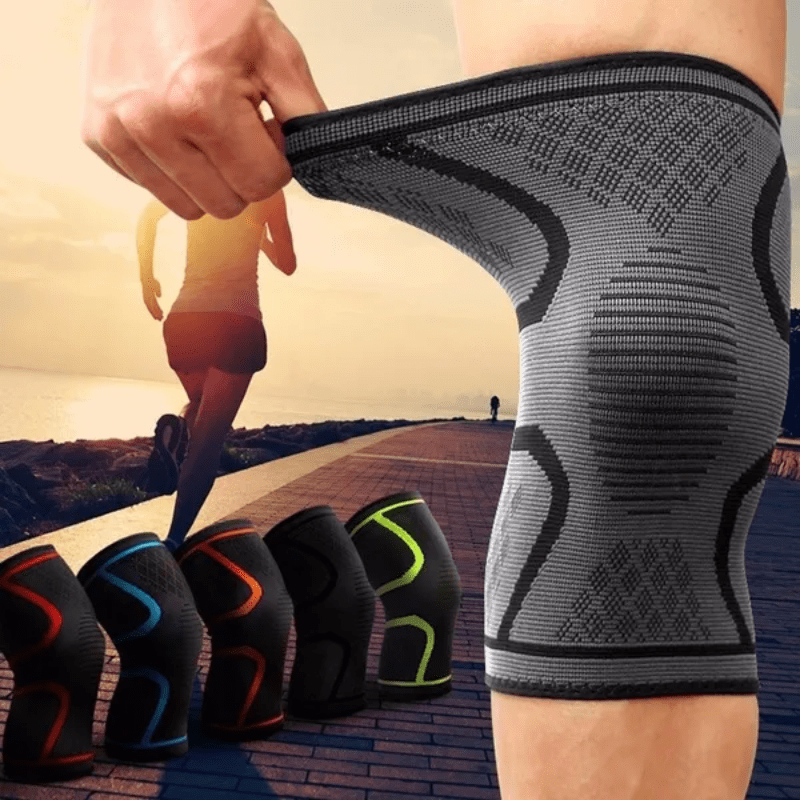 Knee Support: Compression Dual Knee Brace Injury Recovery - Temu