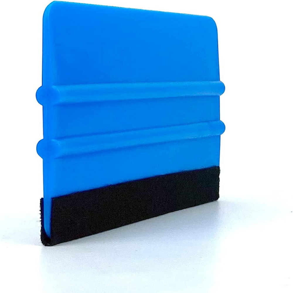 3M Blue Gold Plastic Squeegee Replaceable Felt Edge Car Vehicle Vinyl Wrap  Application Tool Decal Scraper 