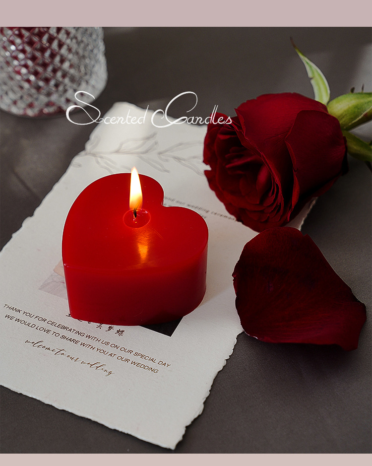 Creative Heart shaped Candle Aromatherapy Romantic Birthday - Temu