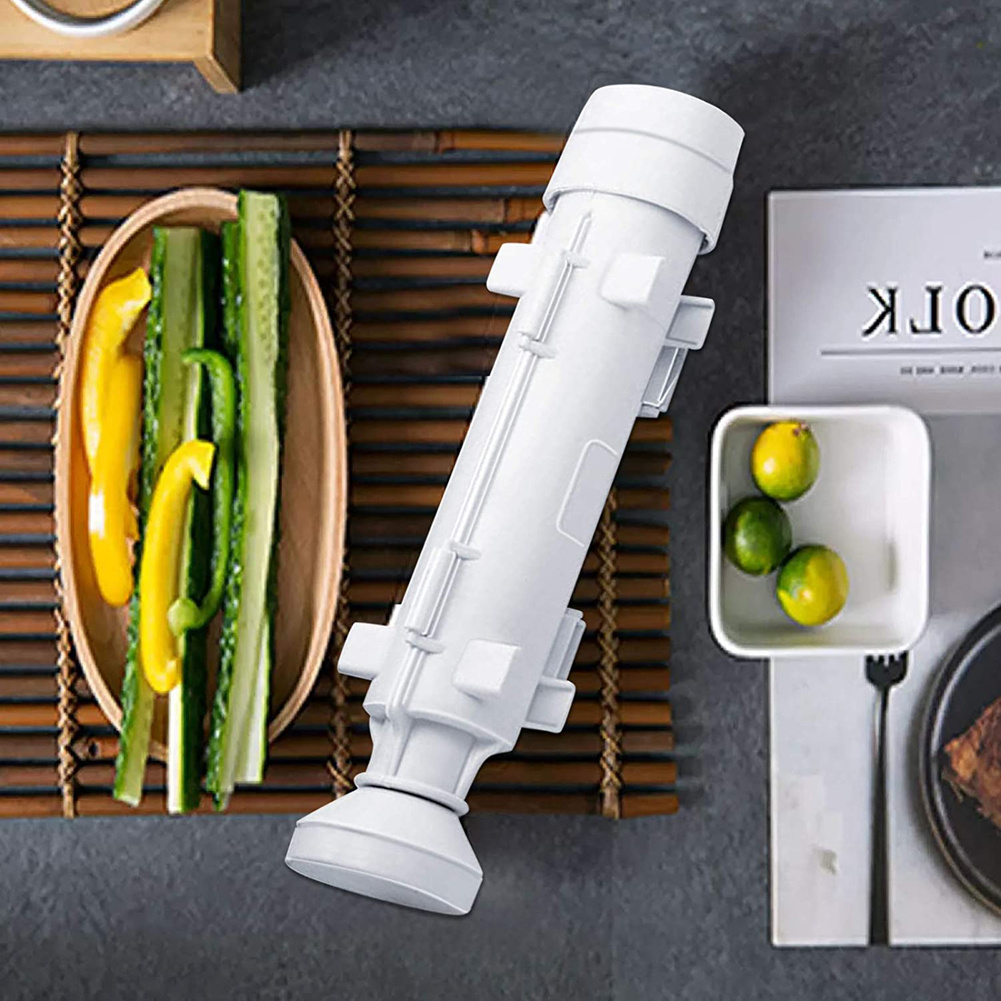 Maker Roller Rice Meat Mold Bazooka Sushi Making Machine Gadget