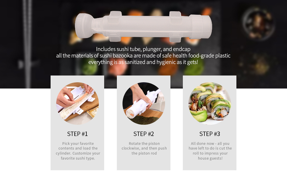 DIY Kitchen Sushi Maker Roller – ZAZADEAL