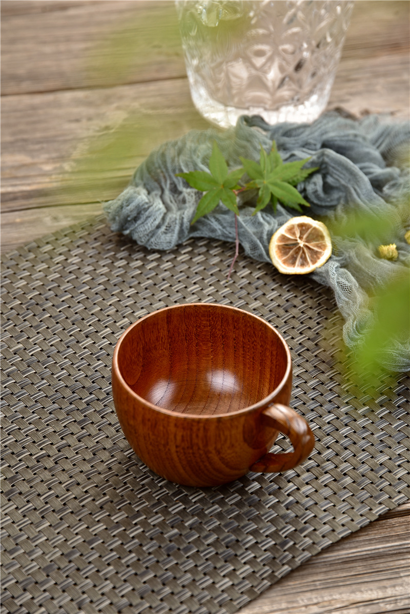 Insulated Jujube Wood Coffee Mug With Handle - Reusable Drinking Cup For  Home, School, And Office - Keep Your Beverages Hot Or Cold All Day Long -  Temu