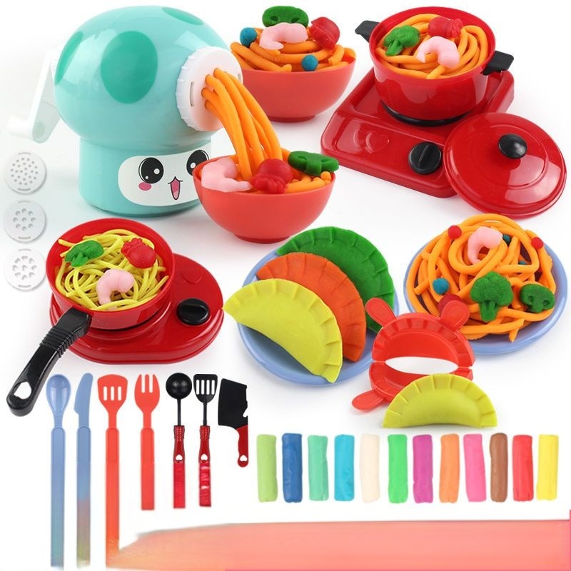 Plasticine Modeling Clay Mold Play Diy Educational Toys Hot Dog Set Making  Fine Food Kit For Kids