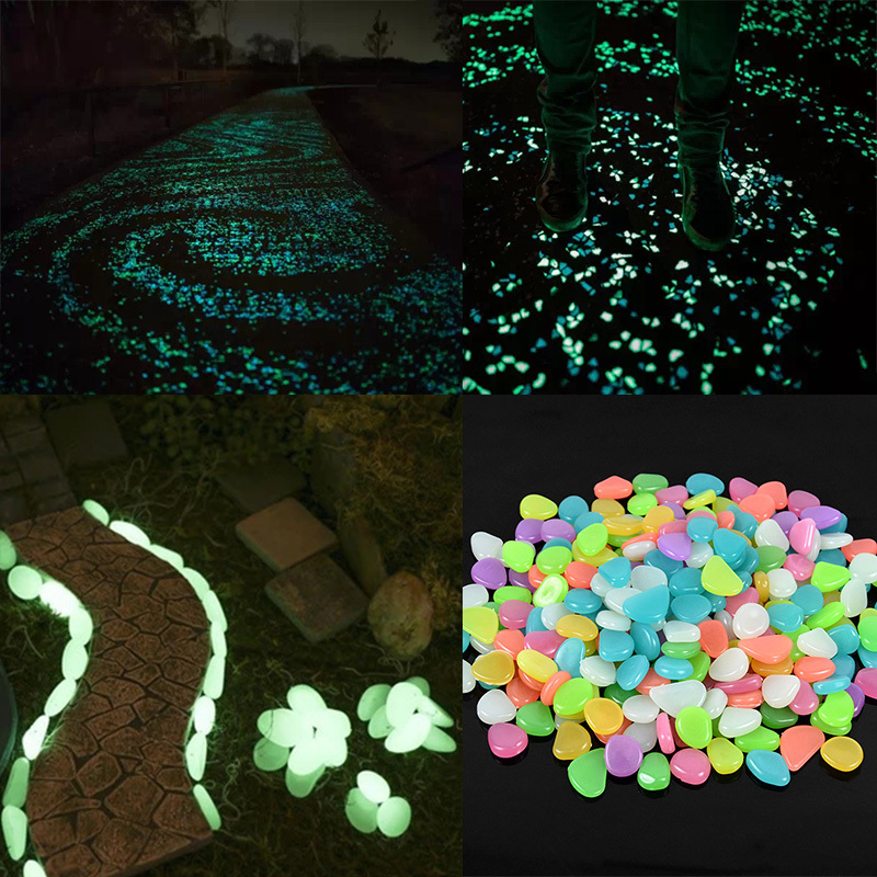 Yous Auto 100PCS Glow in the Dark Pebbles, Glowing Rocks for Aquarium – KOL  PET