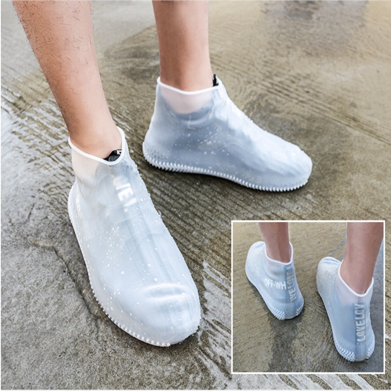 Bottes de pluie en Silicone réutilisable, couvre-bottes unisexe