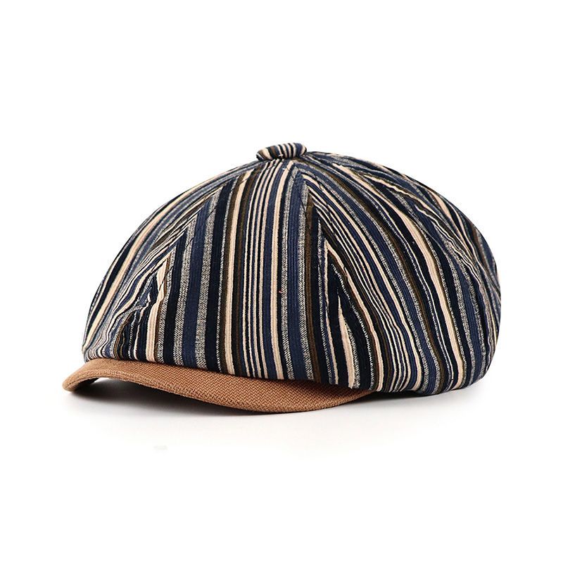 Octagonal Cap Beret Men's Woolen Newsboy Cap Painter Cap Peaked Cap ...