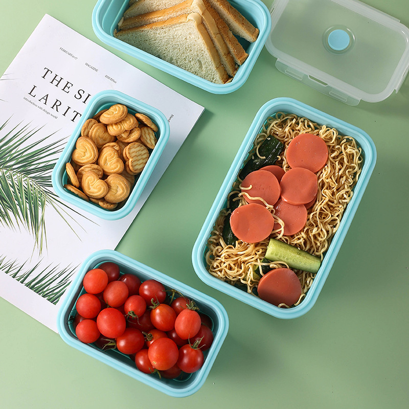 Lunch Box in acciaio inox da 1200 ml (1200 ml, argento, Acciaio inox S304,  silicone, 323g) come gadget personalizzati su