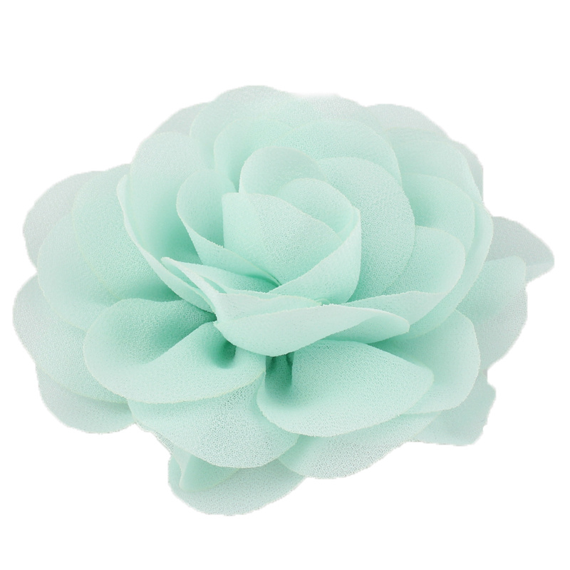 1pc 8 5cm Newborn Chiffon Petals Poppy Flower Hair Clips Rolled