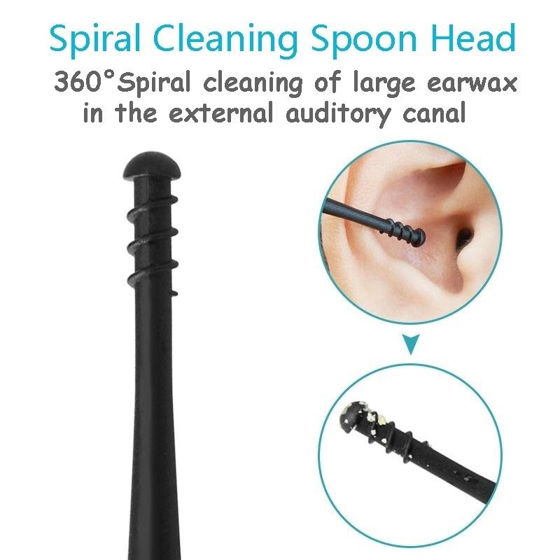 HERCHR Ear Spoon Ear Pick Curette Remover Earpick Tool Ear Spoon