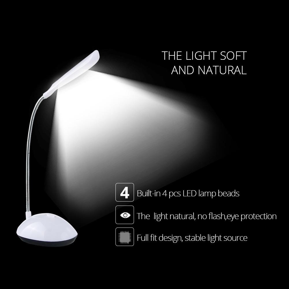 Lampe de bureau LED portable pliable 