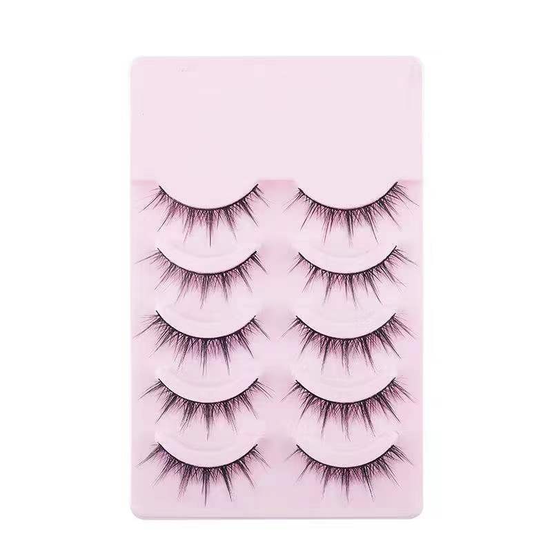 Flower Style False Eyelashes Convenient To Wear, Enlarging Eyes, Thick And Natural, Long False Eyelashes, Reusable