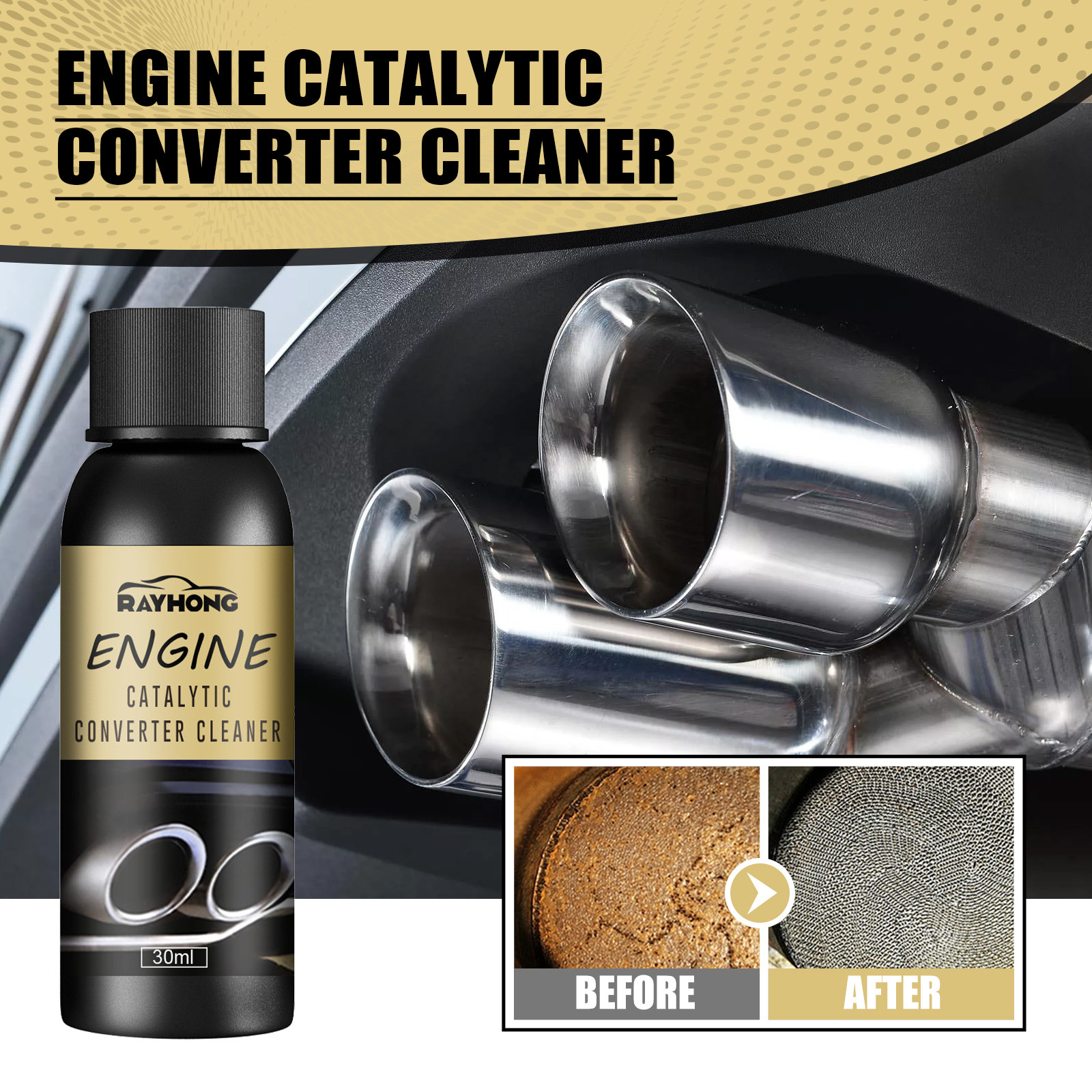 Solder-It Catalytic Converter Cleaner Deodorizer Fuel Additive 16