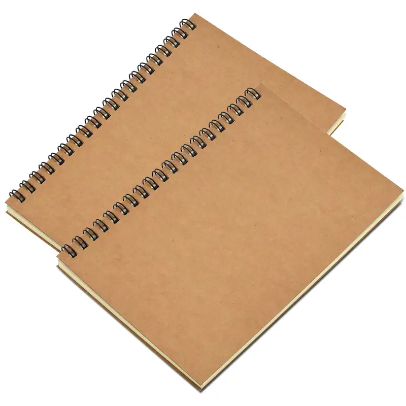 A5 Sketchbooks: 100 Pages Of Blank Kraft Cover Notebook For - Temu
