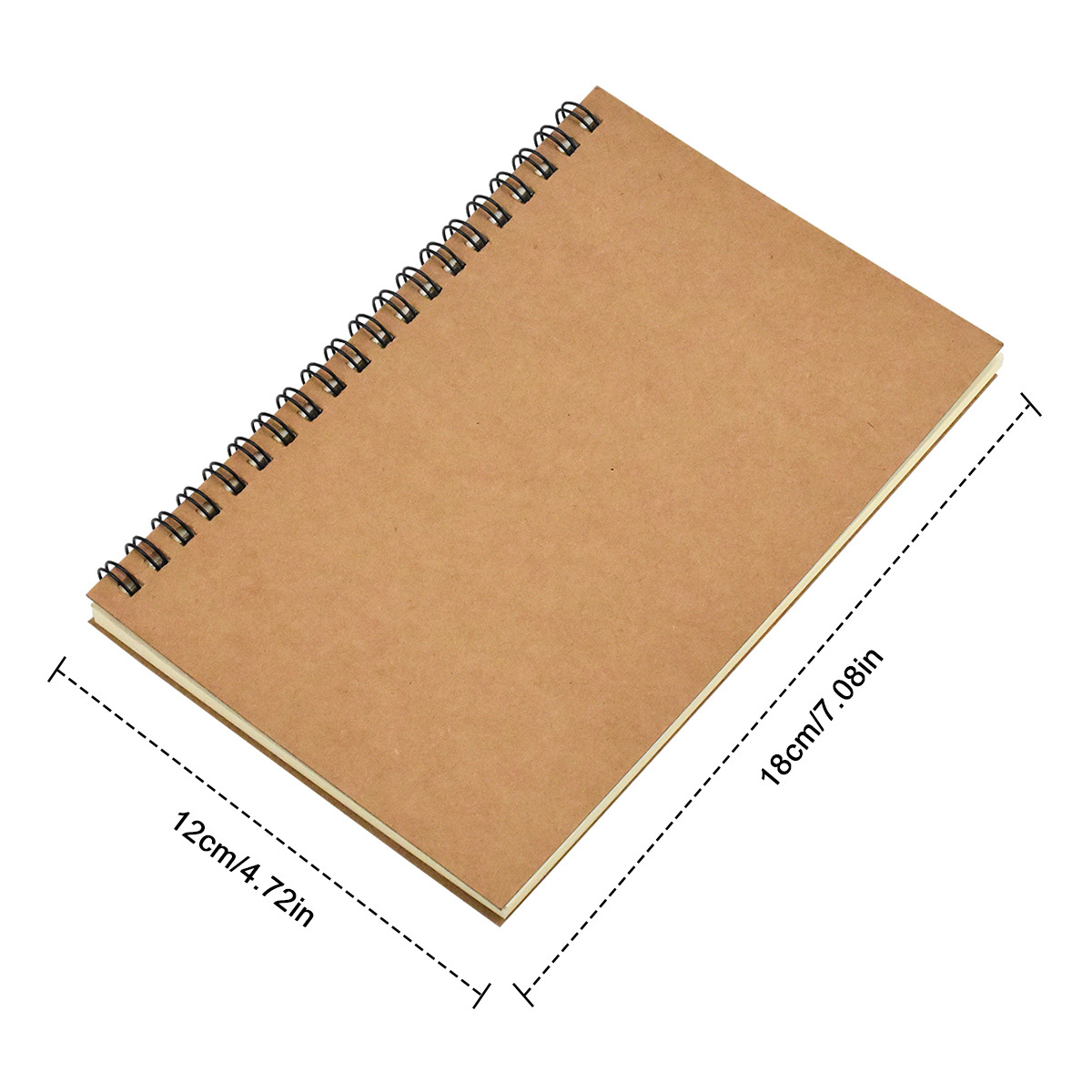 A5 Blank Notebook Journal Bulk Hardcover Sketchbook 100 Sheets/200 Pages  8.3 x 5.7 inches 80gsm Thick Paper for Drawing Art Travelers Ideal Gifts