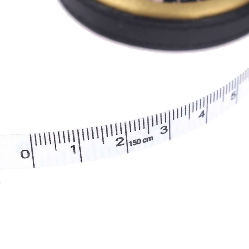 TAILOR SEAMSTRESS SEWING DIET BODY CLOTH RULER TAPE MEASURE BRASS ENDS