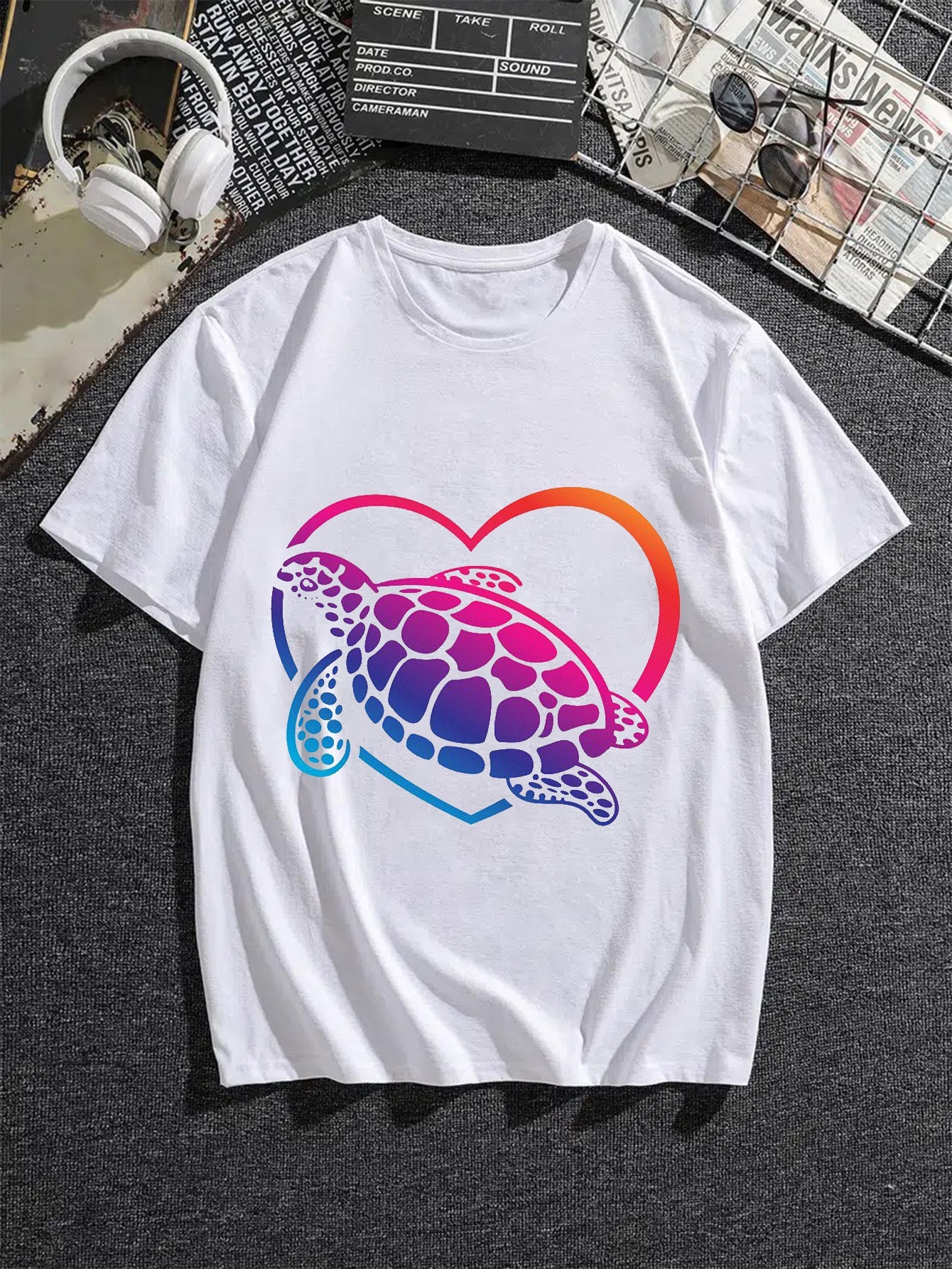 Men's Casual Sea Turtle Graphic Print Trendy Comfortable - Temu