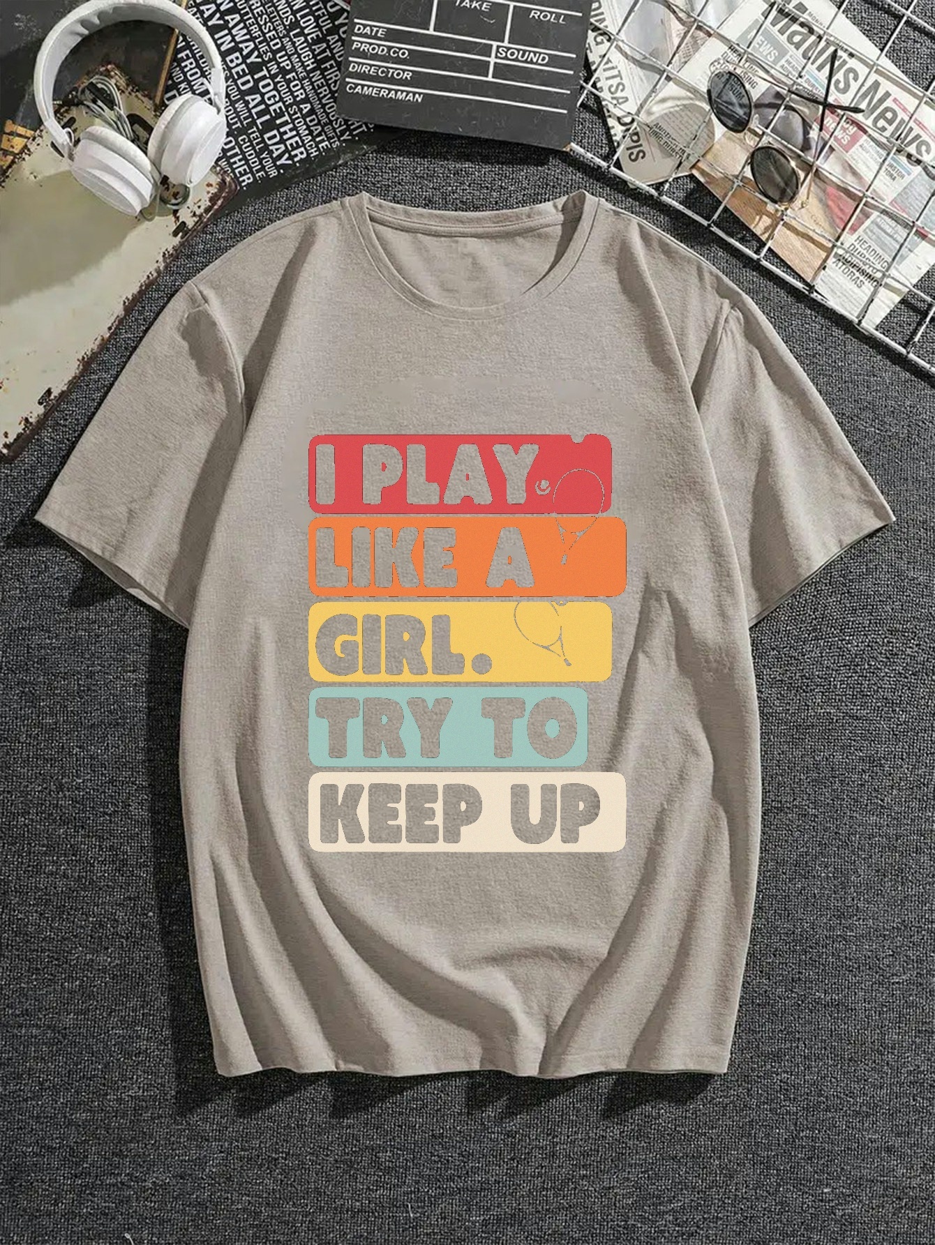 Men's Athletic T shirt Plus Size Woman Slogan Graphic Print - Temu