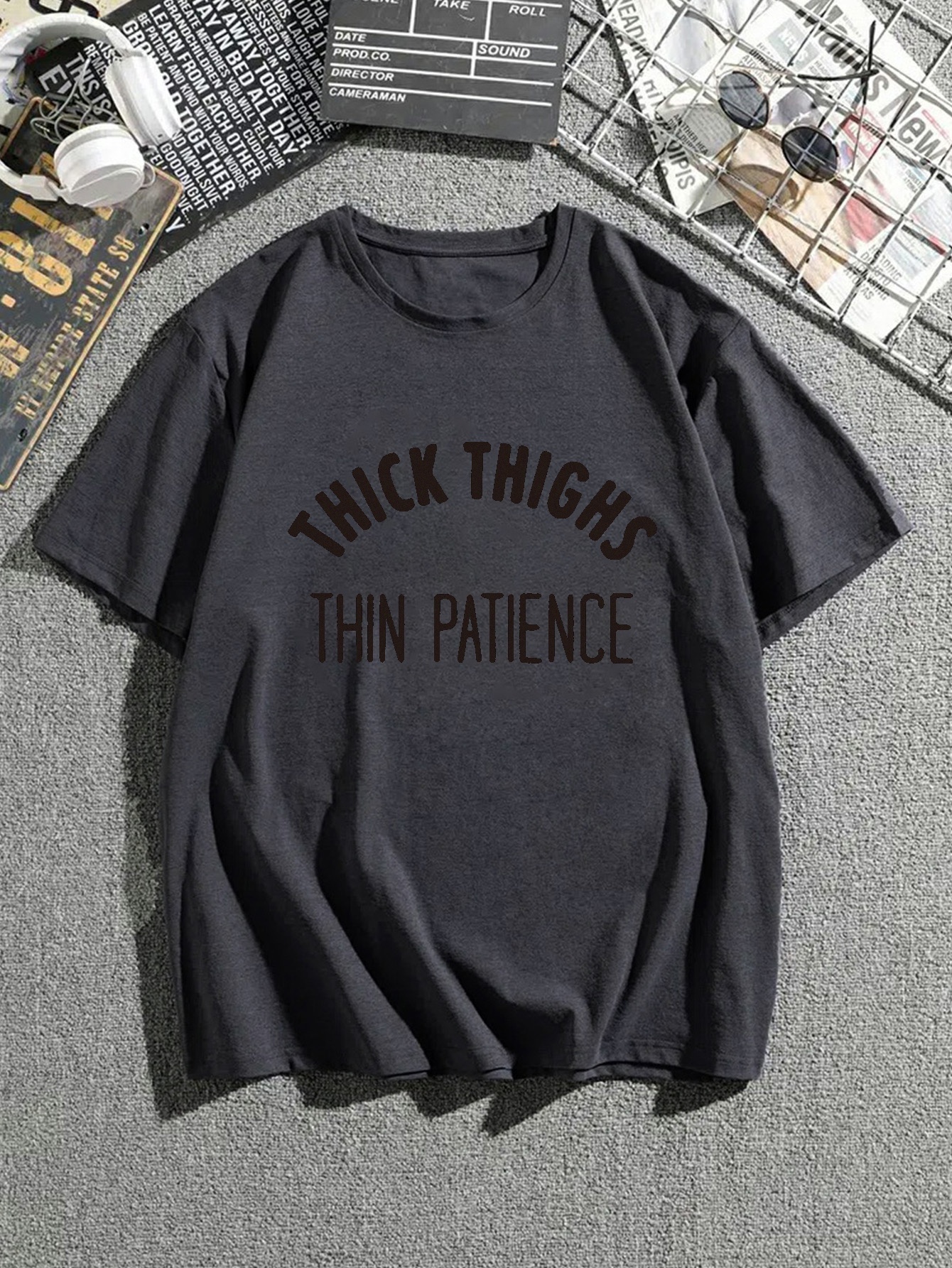 Men's thick Thighs Thin Patience T shirts Casual Clothing - Temu
