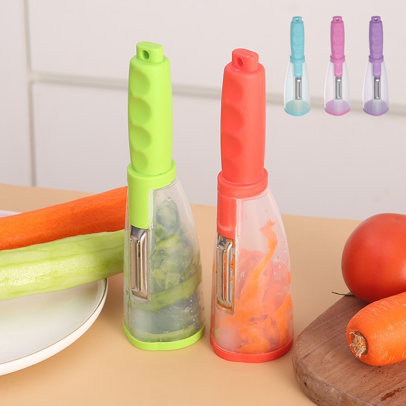 Fruit and Vegetable Peeler With Storage Easy to Use Easy to Clean
