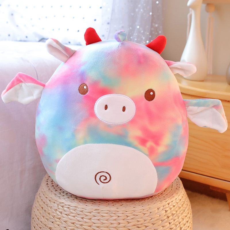 20CM/7.87inch Cute Avocado Cow Pillow Plush Toy PP Cotton Doll Birthday  Gift Cute Soft Avocado Cow Pillow For Kids Friend Christmas Birthday Gifts  Hom