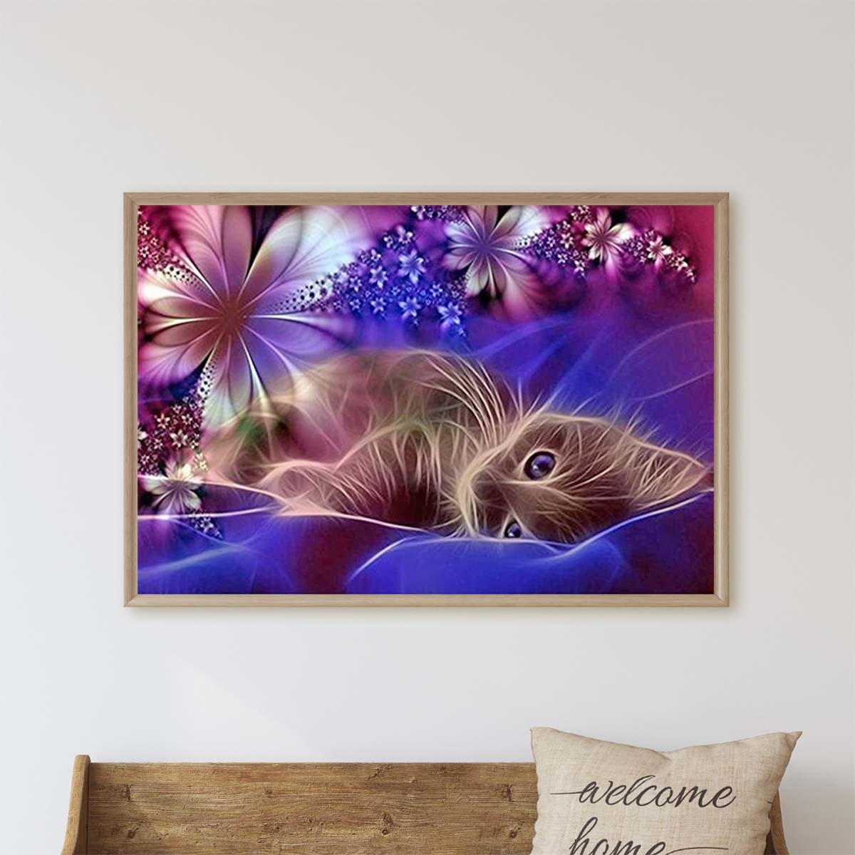 1pc Diamond Painting Cat Animal Kits Para Adultos, DIY Full Drill Diamond  Art Kits Para Adultos Home Wall Decor (40x3 0cm/15.7x11.8in) - Temu Spain