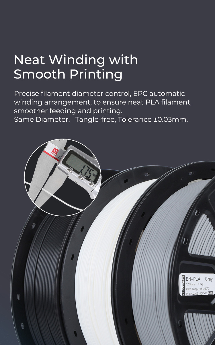 Creality Ender Pla Filament 1 0kg 1 75mm High Quality Cost Effective Fdm 3d  Printer Filament Brand New Original - Office & School Supplies - Temu