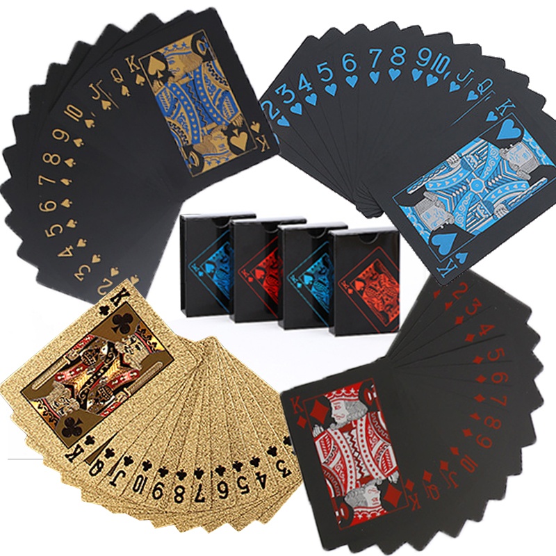 

1pc Waterproof Plastic Poker Playing Cards Pet Table Games Halloween/thanksgiving Day/christmas Gift Christmas、halloween、thanksgiving Gift, Gaming Gift