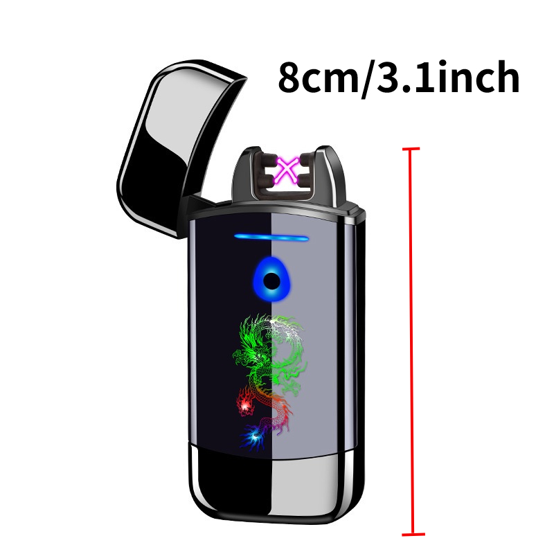 1 pza Encendedor Inducción Inteligente Prueba Viento Doble - Temu