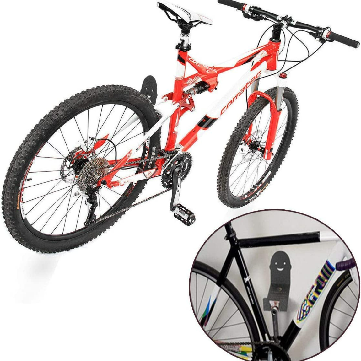 Crochets pour vélos ou suspensions de cycles
