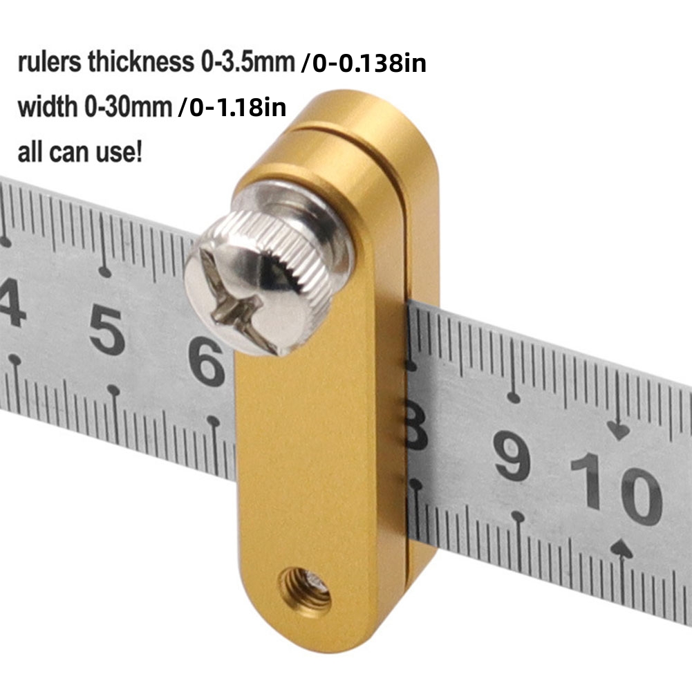 Steel Ruler Positioning Block Accurately Mark Angles Lines Temu