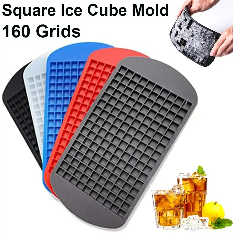 Food Grade Silicone Bar Ice Cube Tray - For Small Square Molds - Easy Ice  Maker For Cocktails And Coffee - Temu