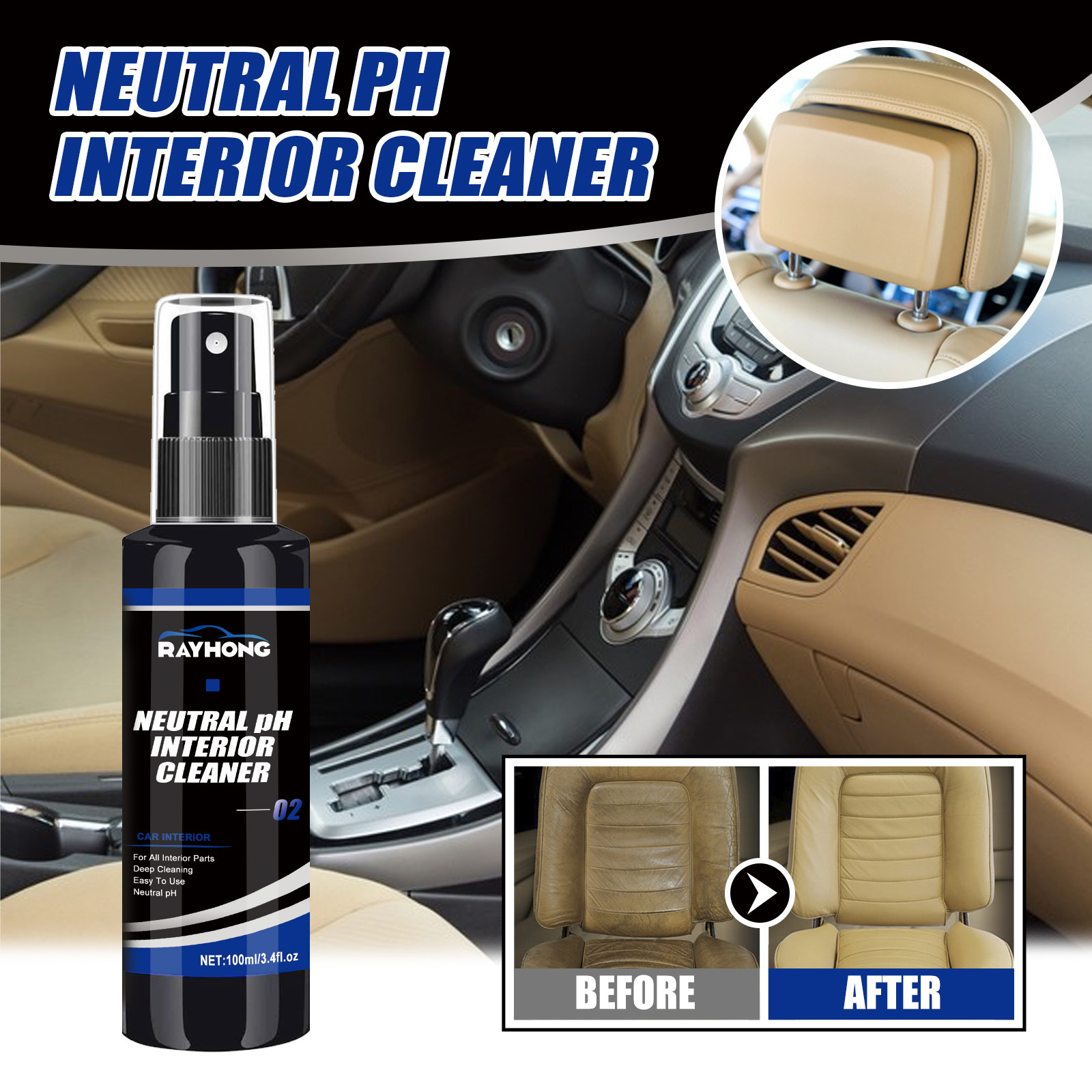 Leather Seat Cleaner - Temu