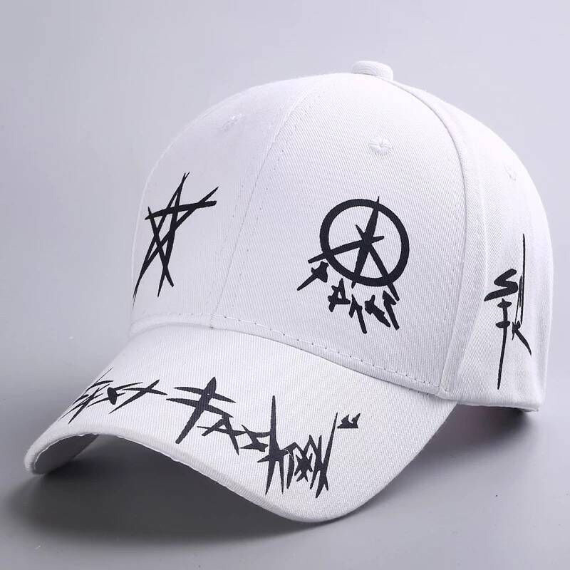 Elemento De Impresión De Tendencia Gorra De Béisbol Calle Hip Hop Sombrero  De Póquer Gorra Al Aire Libre Naipes Gorras Deportivas - Temu