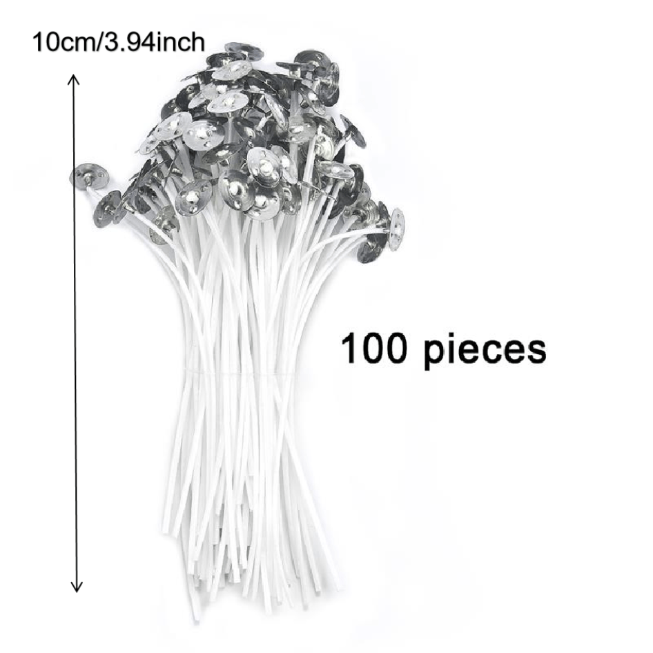 100Pcs Cotton Candle Wicks Pre-Waxed for Candle Making Candle DIY