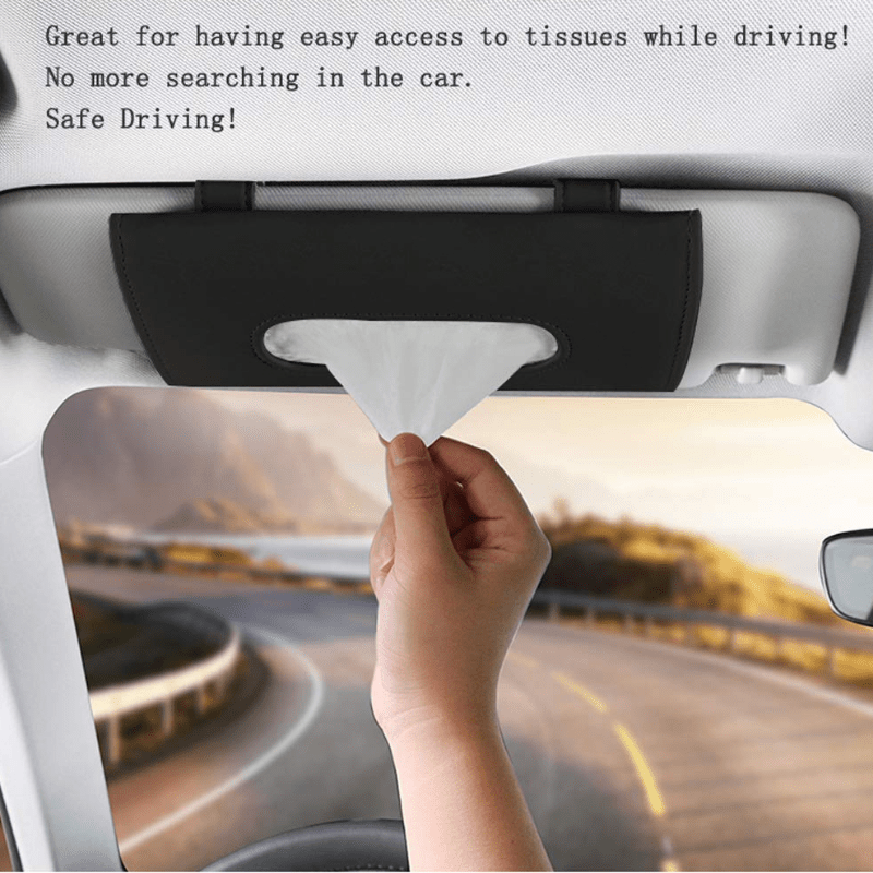 Car Tissue Holder Car Visor Tissue Holder Car Tissue Storage - Temu