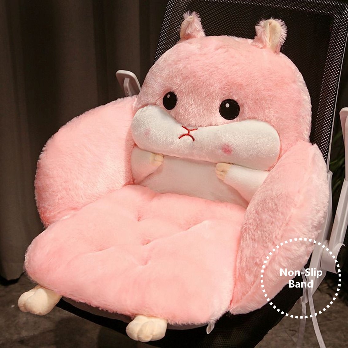 Cute Seat Cushion Hamster Shape Lazy Sofa Cozy Warm Skin - Temu
