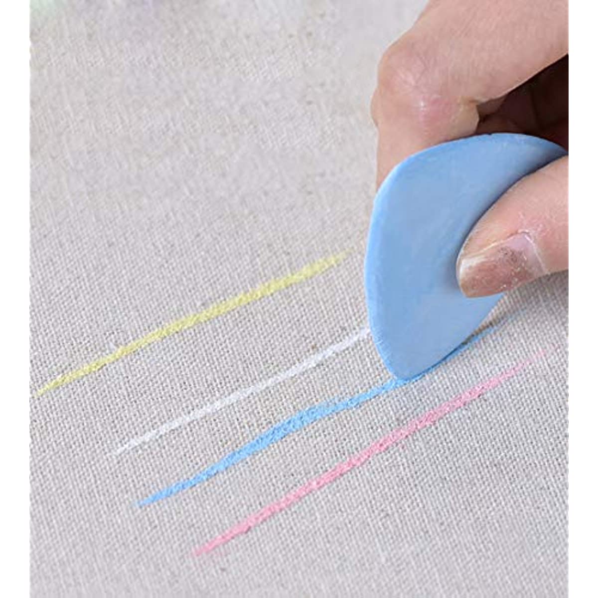 10 Pieces Tailor's Chalks, Erasable Fabric Tailors Marking Chalk