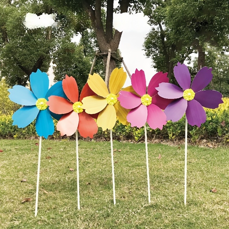 High Quality Sunflower Big Windmill Outdoor Yard Decoration