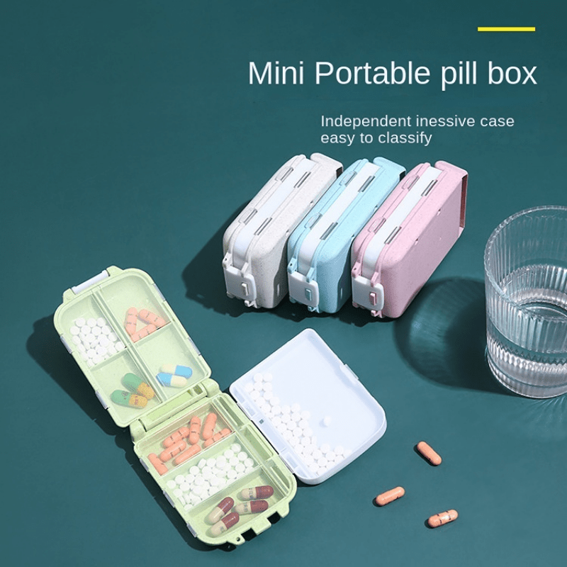 Medicine Box, 3 Layer Pill Organizer Box, Portable Household Medicine Box,  Dustproof Vitamin Medicine Box, Spacious Medicine Case Organizer