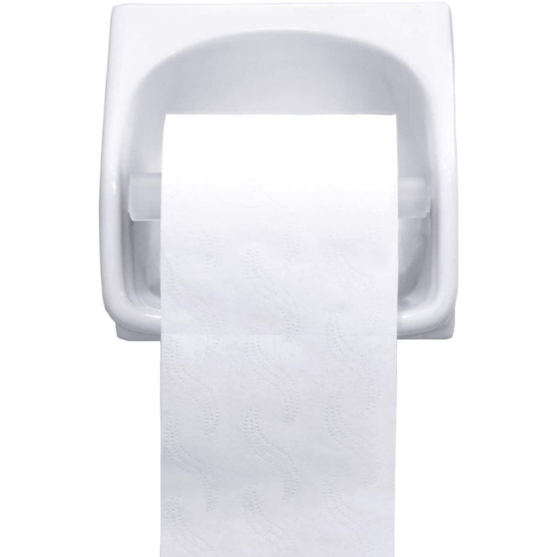 Universal Plastic Spring Loaded Toilet Paper Roll Holder