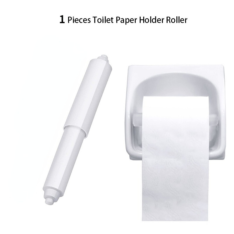 Soporte retráctil de papel higiénico en forma de L, portarrollos de  plástico par