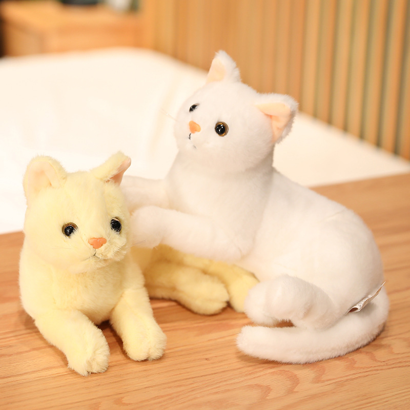 Cuddly Cat Plush Doll: Comfort Your Kids With A Cute Cartoon Pet! - Temu