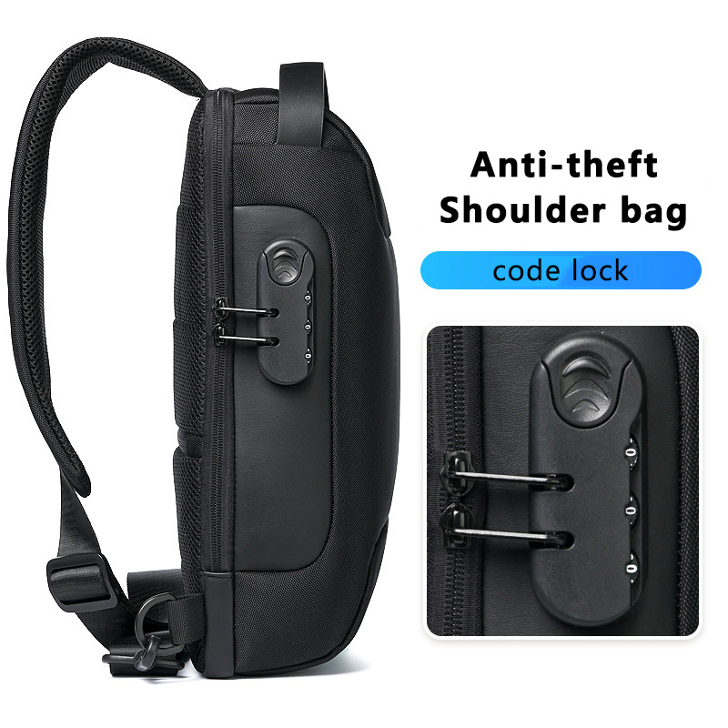 New Multifunction Crossbody Bag Anti-theft Shoulder Messenger Bags  Waterproof Travel Chest Bag Male or Female Bag