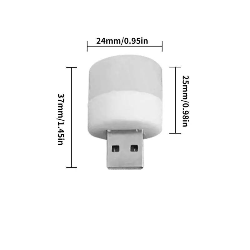 1 4pcs Portable Mini Usb Night Light Multi Function Charger