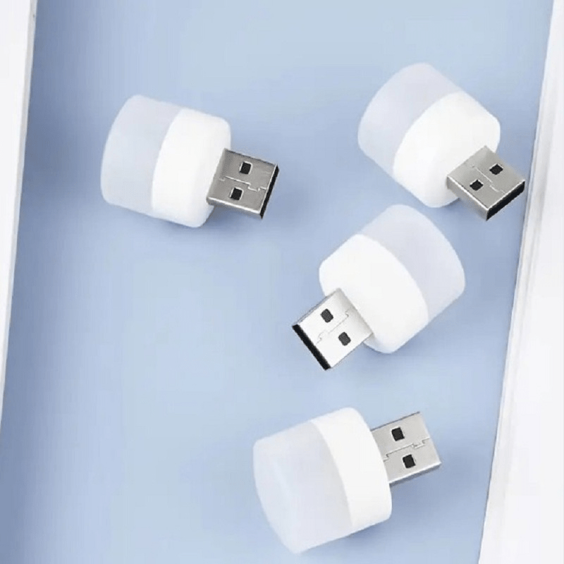 Mini lampe de nuit USB 1/4 pcs chargeur de dortoir - Temu Canada