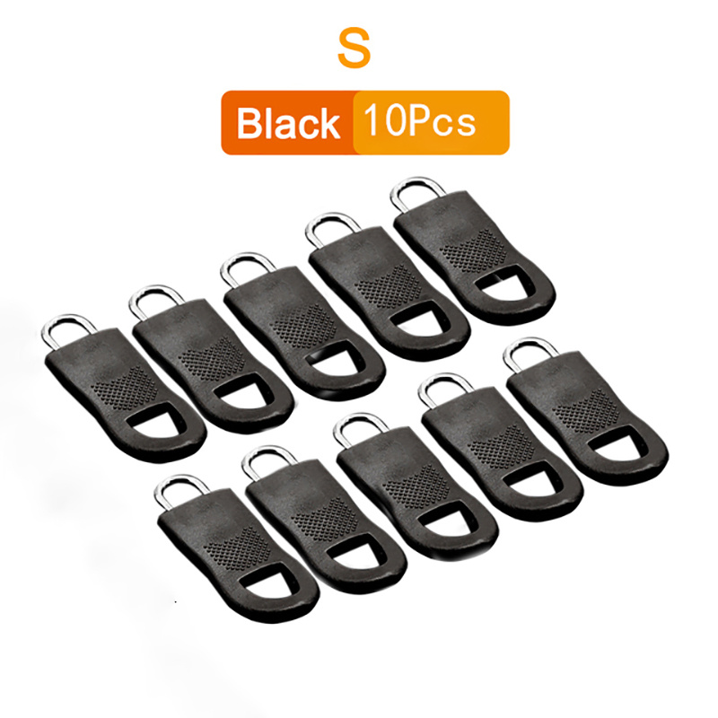 10pcs Replacement Zipper Pull Puller End Fit Rope Tag Clothing Zip Fixer  Broken Buckle Zip Cord Tab Bag Suitcase Backpack Tent